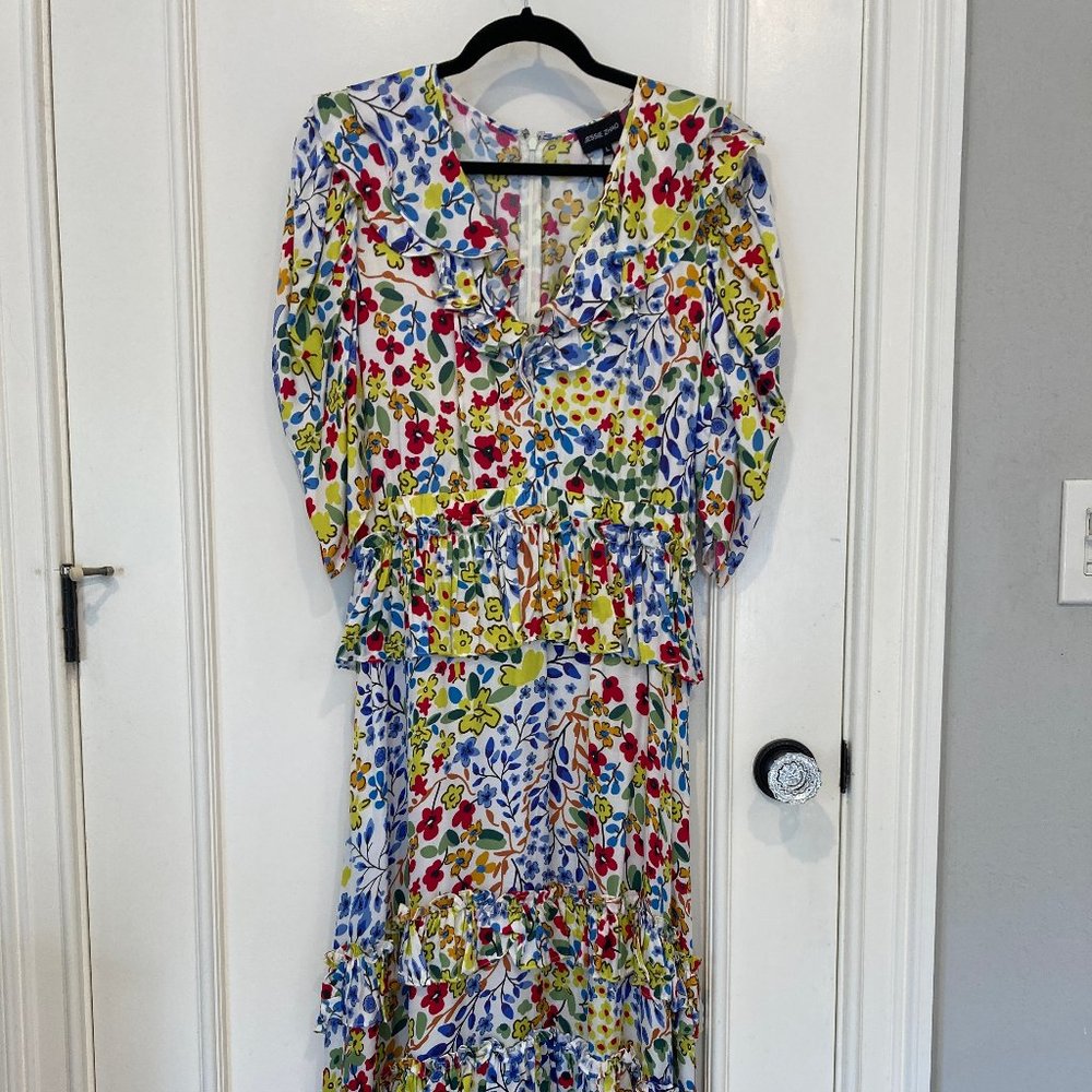 NWT Jessie Zhao Flowered Dress (L)